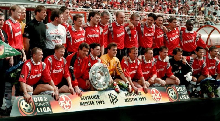Bundesliga 199798 Newlypromoted Kaiserslautern shock German football